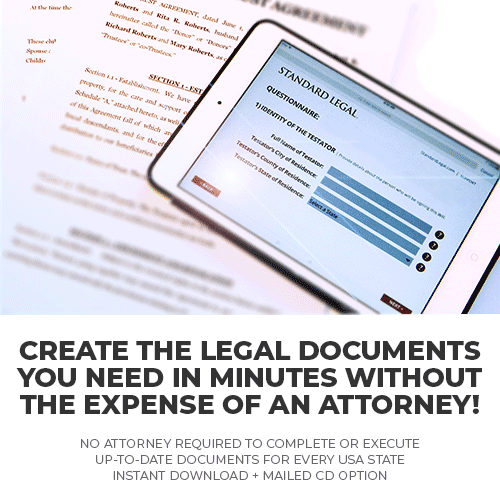Create the Legal Documents You Need Without the Expense of an Attorney!