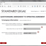 Standard Legal Amendment to LLC Q&A screen2