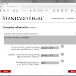 Standard Legal Amendment to LLC Q&A screen1